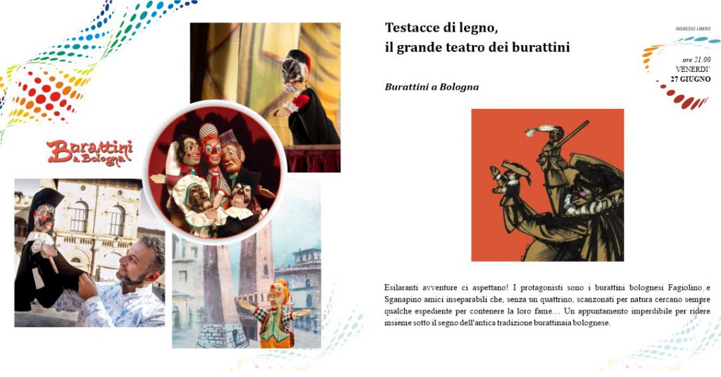 Testacce di legno burattini a Bentivoglio